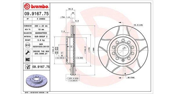 MAGNETI MARELLI Jarrulevy 360406002005